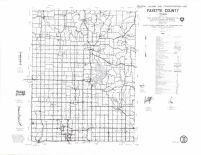 Fayette County Highway Map, Buchanan County 1988